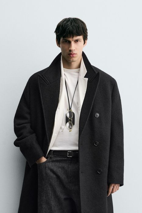 Вовняне пальто Zara
