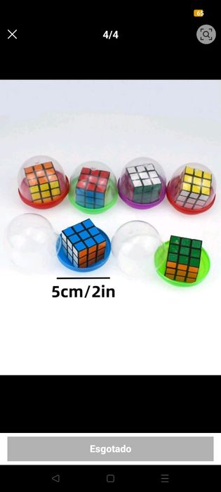 Cubo mágico 5 unidades ( Possibilidade de vender á unidade)