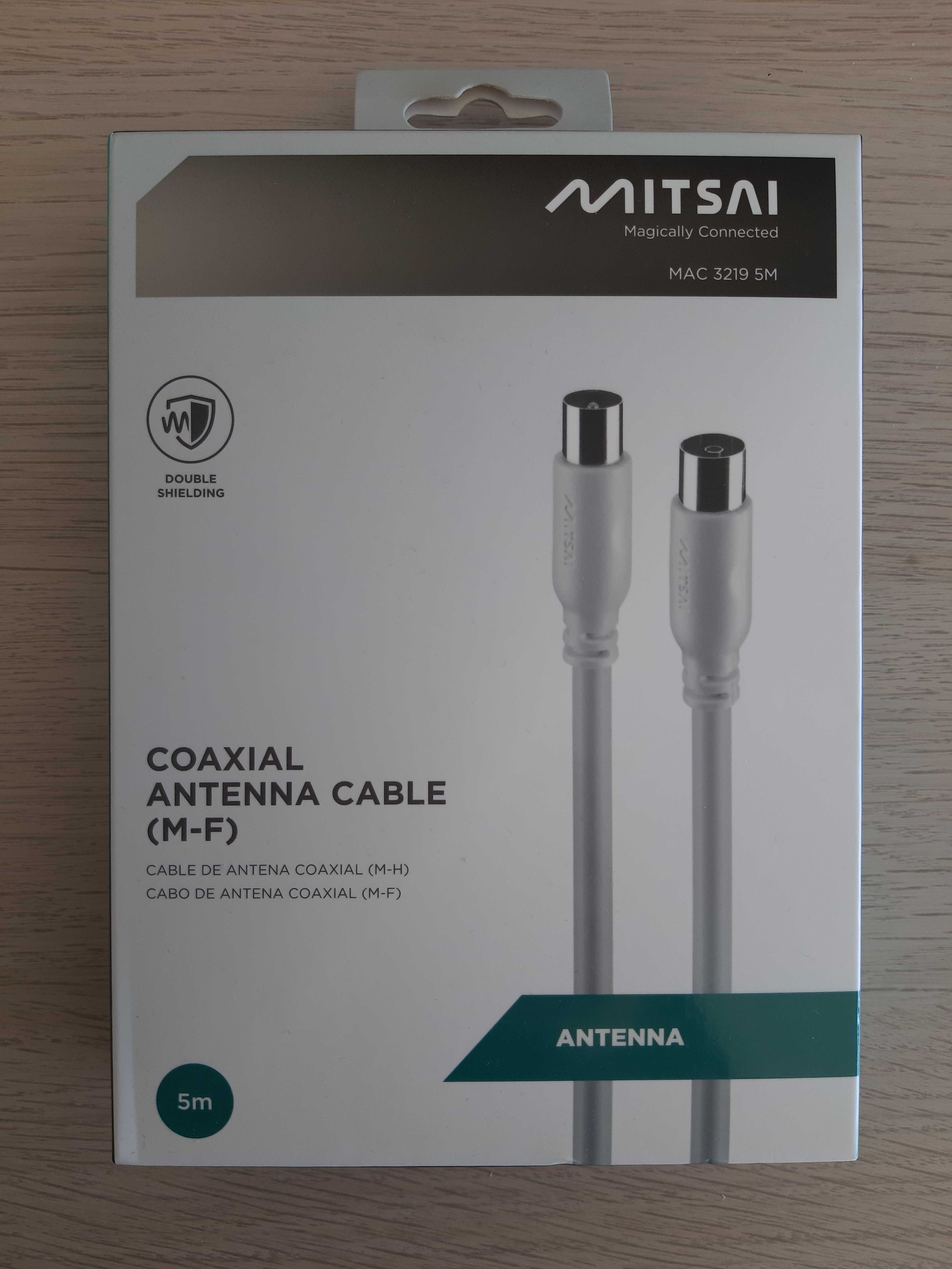 Cabo Antena MITSAI M-F - Coaxial - 5 m