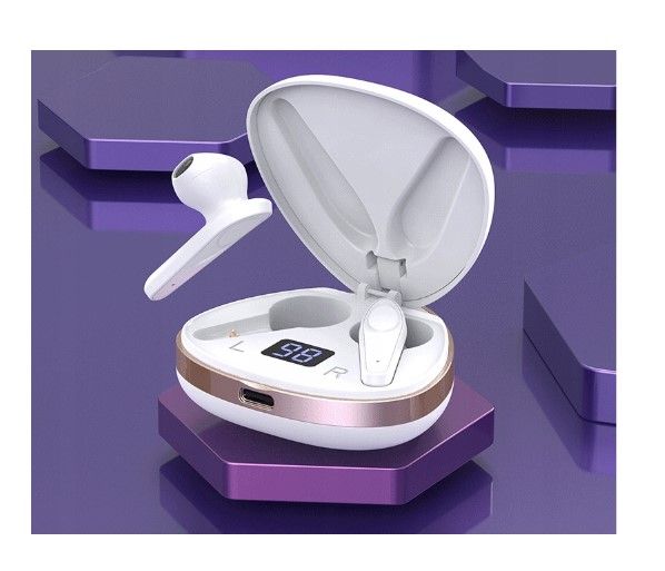 Słuchawki Bezprzewodowe TWS X19 Bluetooth 5.0 z Powerbankiem Białe