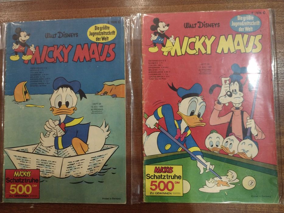 Micky Maus Walt Disneys 1969 - 2 unidades