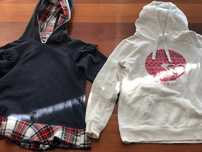 Pack de 2 lindas sweats shirts de menina 12/14 anos