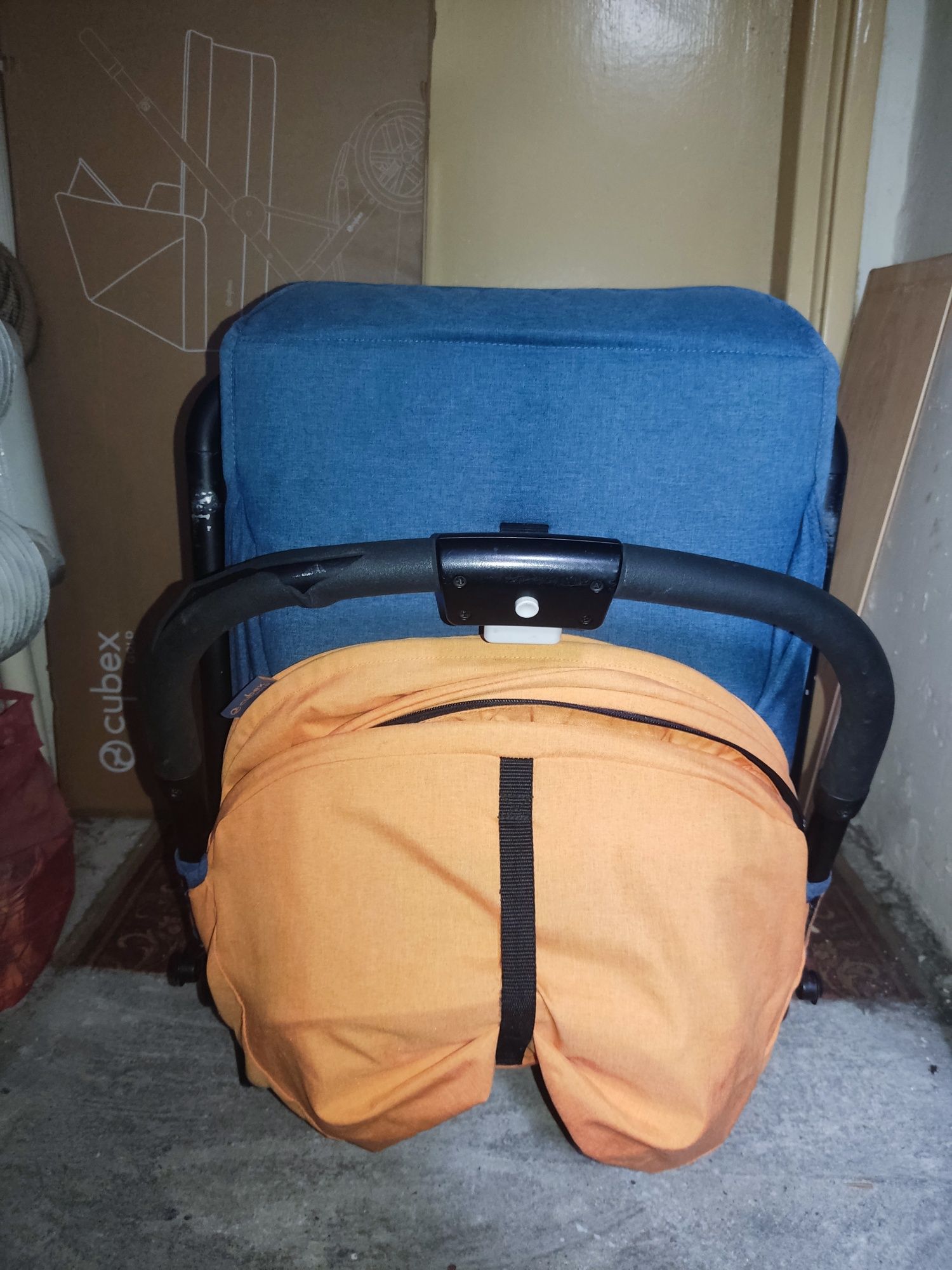 Cybex eezy s + tropical blue spacerówka do samolotu