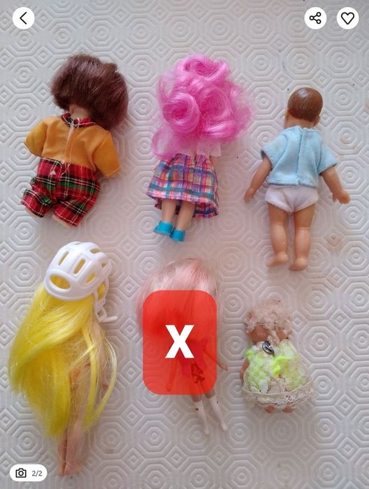 Brinquedos: Lote 5 bonecas