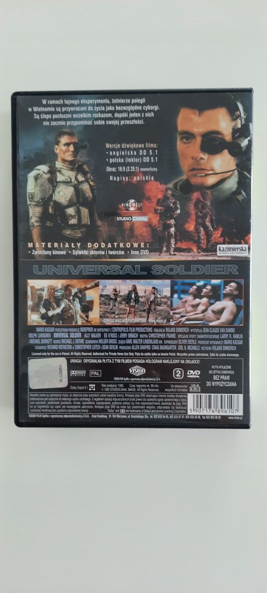DVD filmy Jean-Claude Van Damme dvd