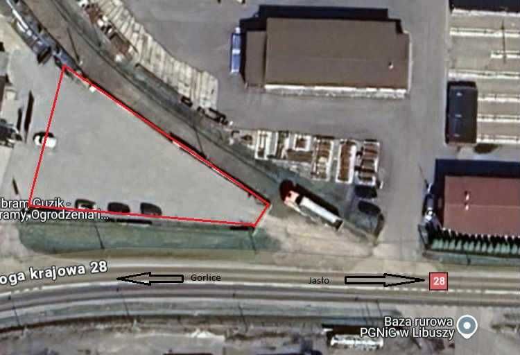 Plac na wynajem utwardzony DK28