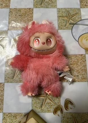 Лабубу рожева брелок