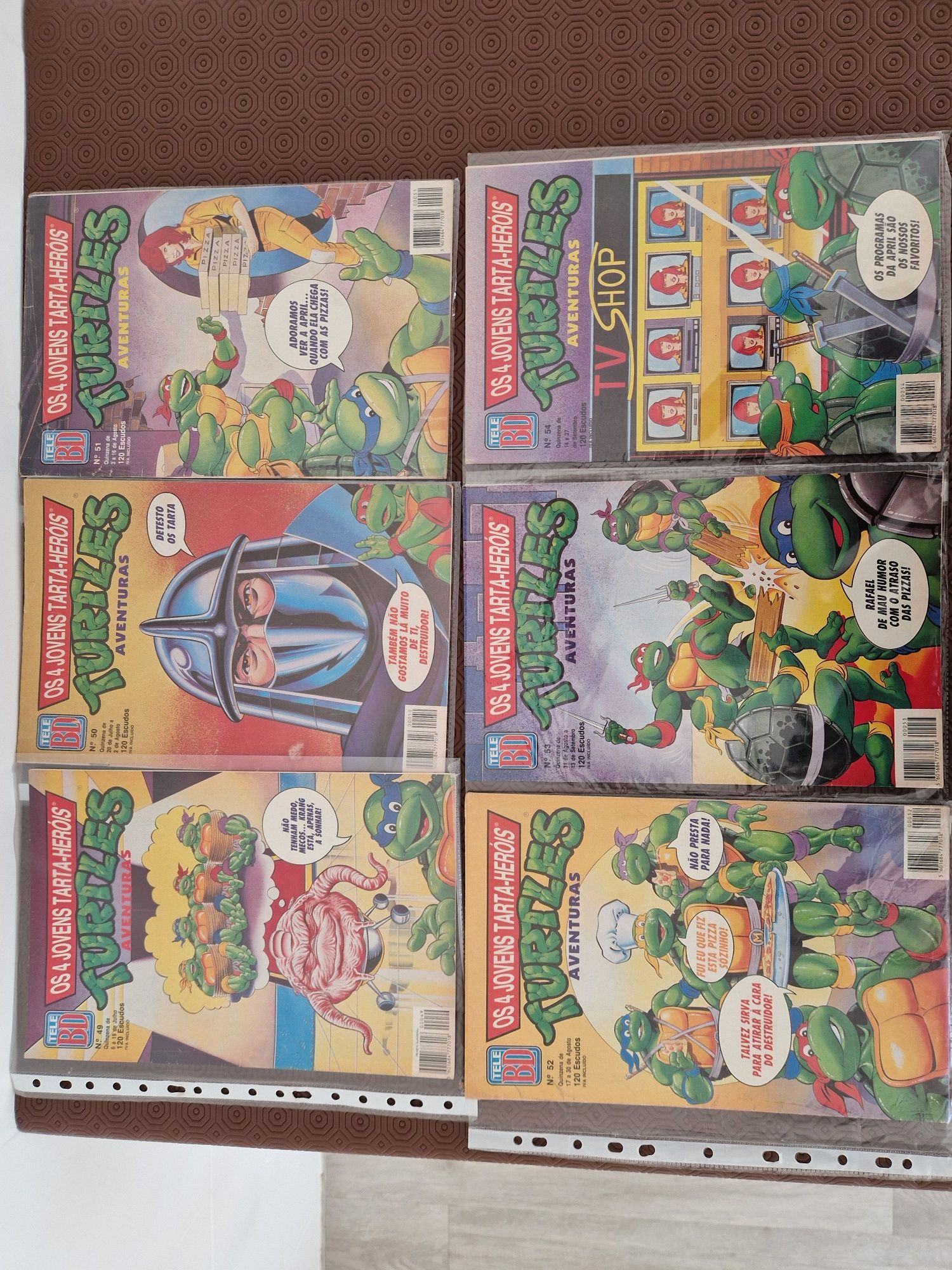 Revistas Tartarugas Ninja anos 90 colecção completa 54