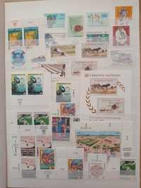 Znaczki pocztowe ONZ - 364 sztuki - czyste + klaser.