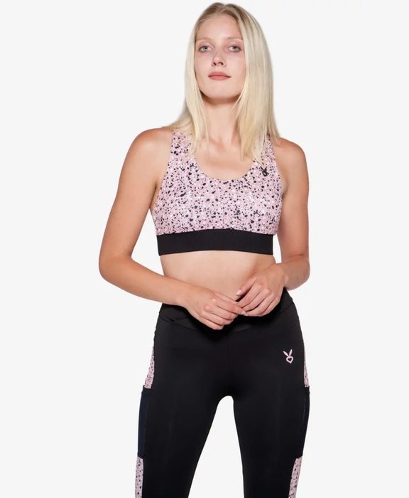 Nowy komplet cardio bunny sportowy dres legginsy top leginsy 34/36
