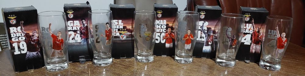 Copos coleção Benfica