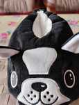 Kapcie dziecięce panda rozmiar 28 z podeszwą antypoślizgowa