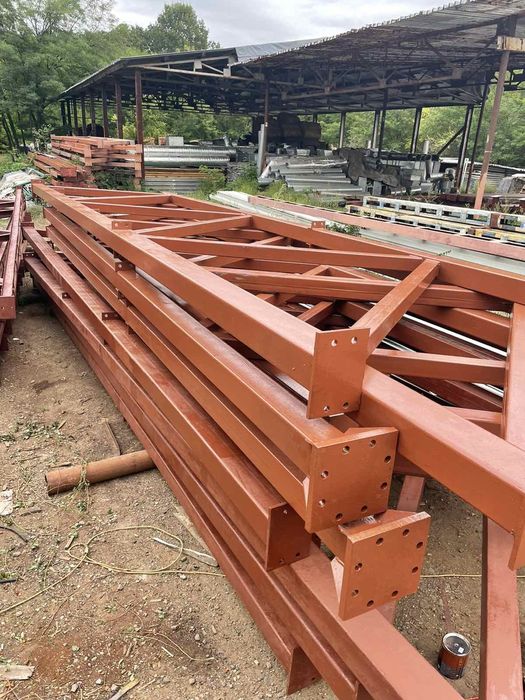 Продам ферми двухскатні різних розмірів, ангари ферми труби лист