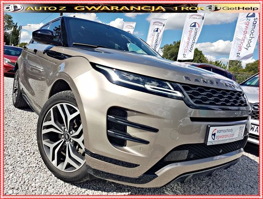 Land Rover Range Rover Evoque Piękny RANGE ROVER EVOQUE 2.0 turbo 200KM przeb 62tys 1ROK GWARANCJI