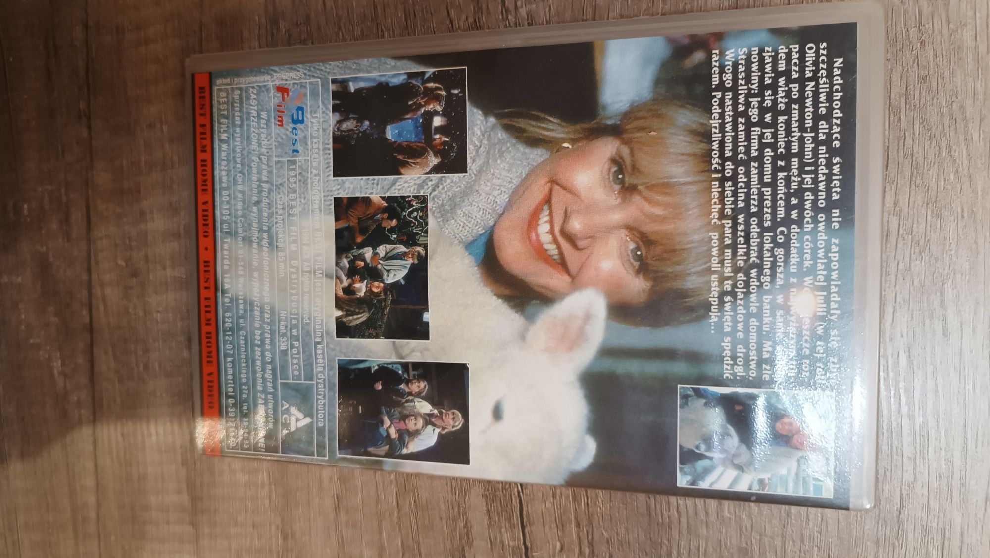 Kaseta VHS z filmem Świąteczny romans