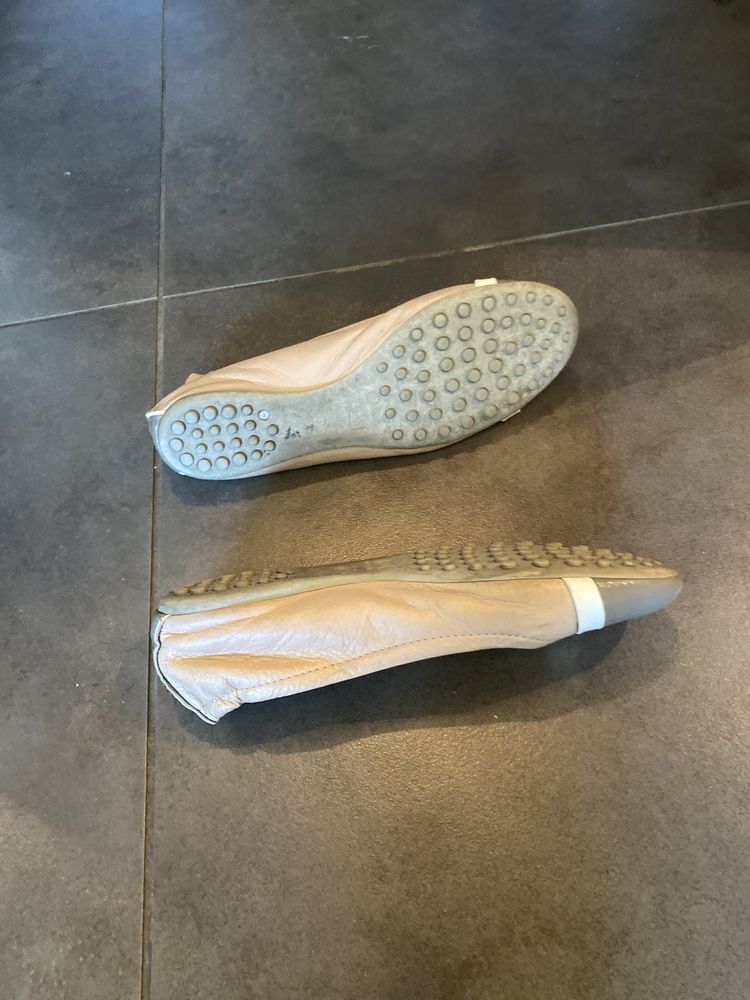 Baleriny ze skory buty botki 24,9
