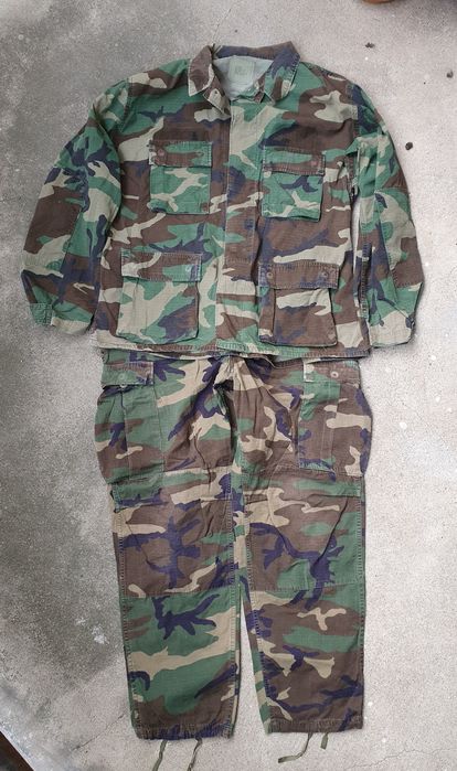 US ARMY BDU mundur woodland L/R 100% Cotton usa