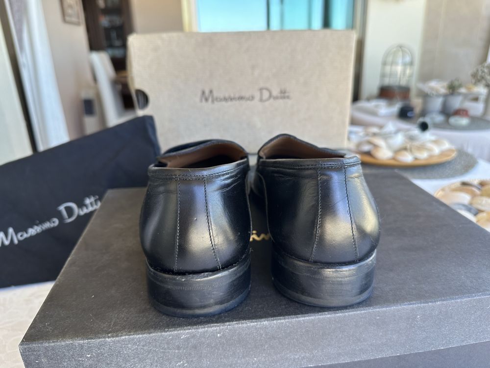 Sapato pele Massimo Dutti