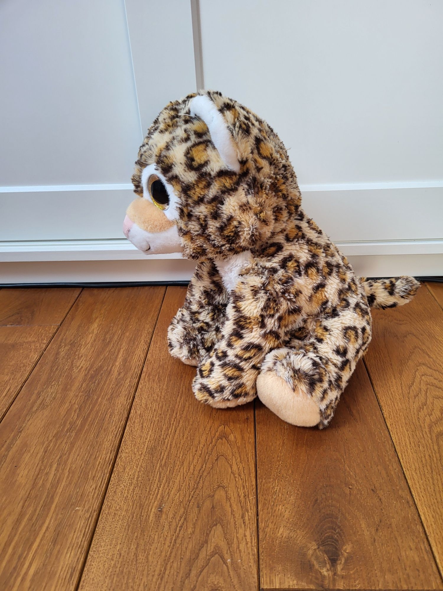 duży pluszak, maskotka lampart, gepard Pepco dł.35 cm