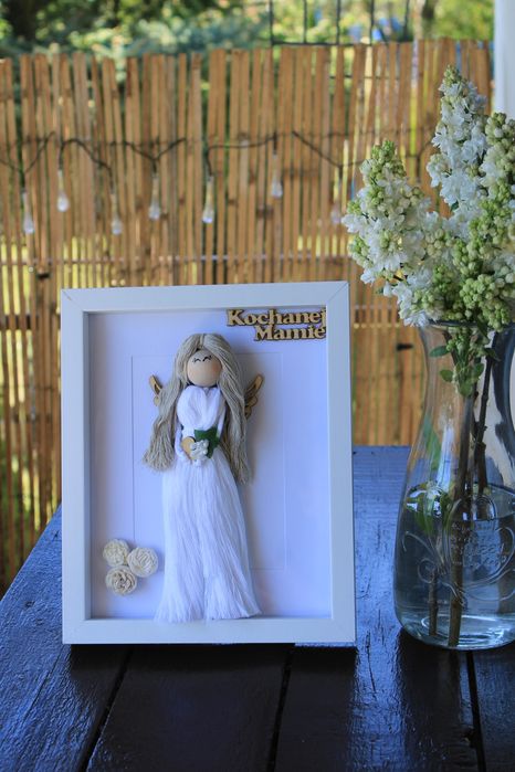 Laleczka  w ramce /Anioł w ramce