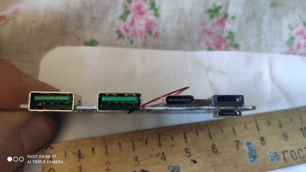 Модуль Powerbank SW6206, 5xUSB, 22.5W