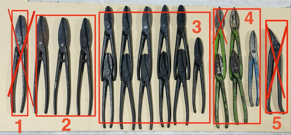 Ножиці по металу СРСР — нові, якісні, різні моделі