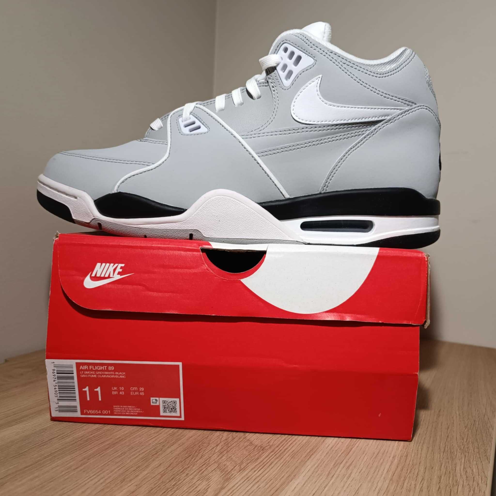 Nike Air Flight 89 r. 45 (29 cm) Lt Smoke Grey/White-Black