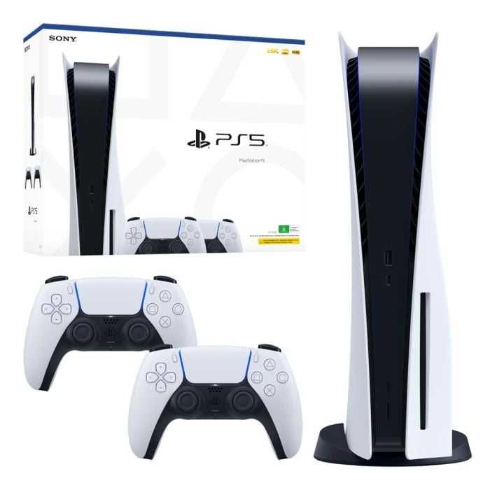 PlayStation 5 - PS5 - Edição Standard com 2 controladores e 3 jogos