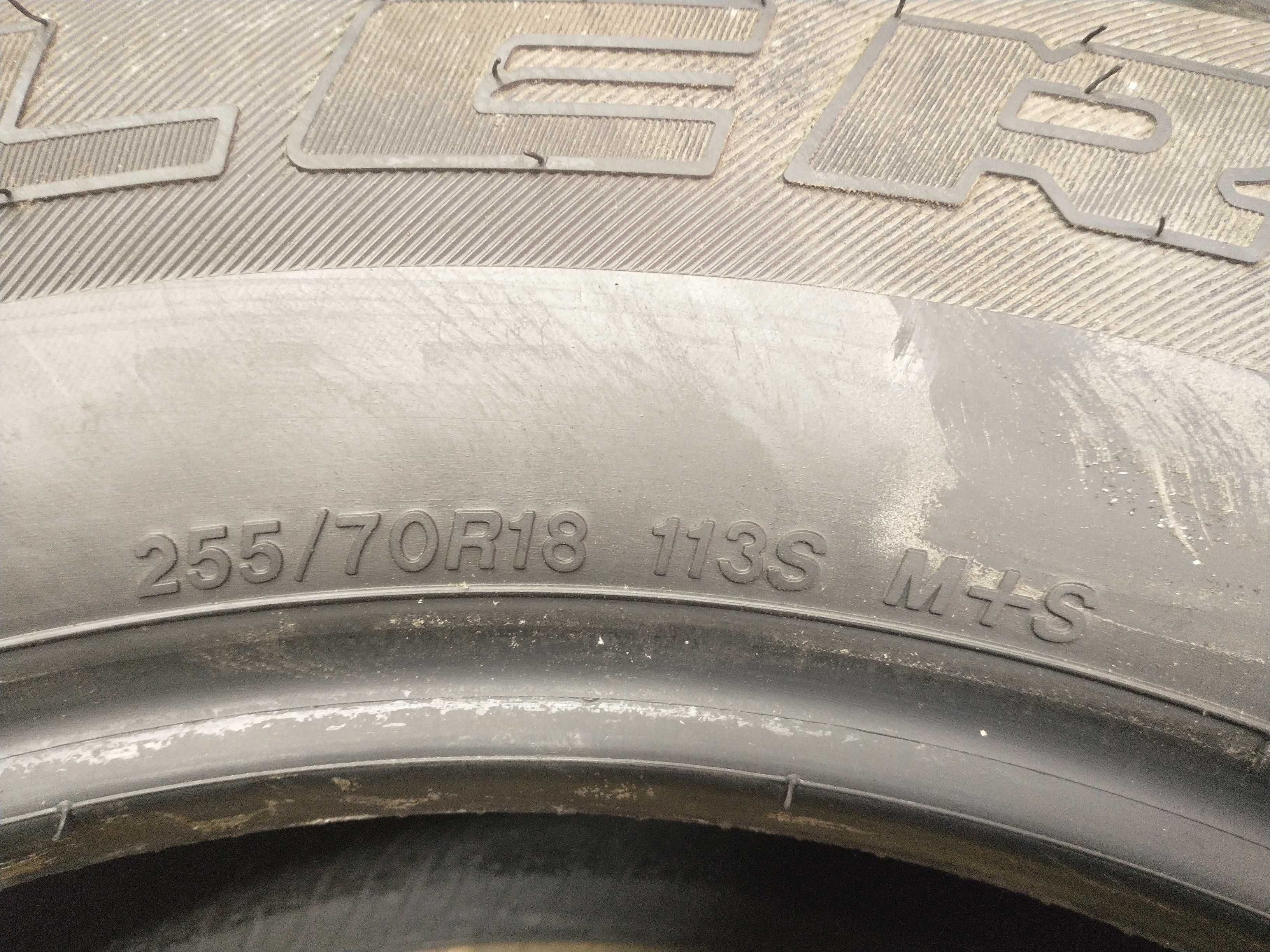 BRIDGESTONE H/T Dueler 255/70r18 113S 4sztuki 10mm