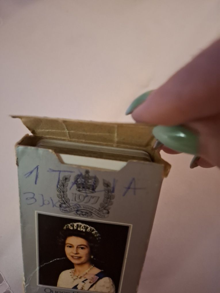 Karty do gry w brydża Piatnik i Królowaz1977r