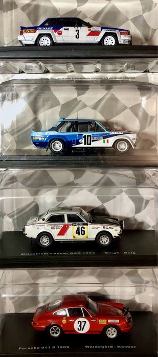 Miniaturas de carros de rali rally wrc