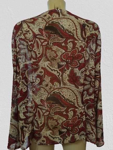 Wzorzysta bluzka z printem paisley 50 (22) Damart