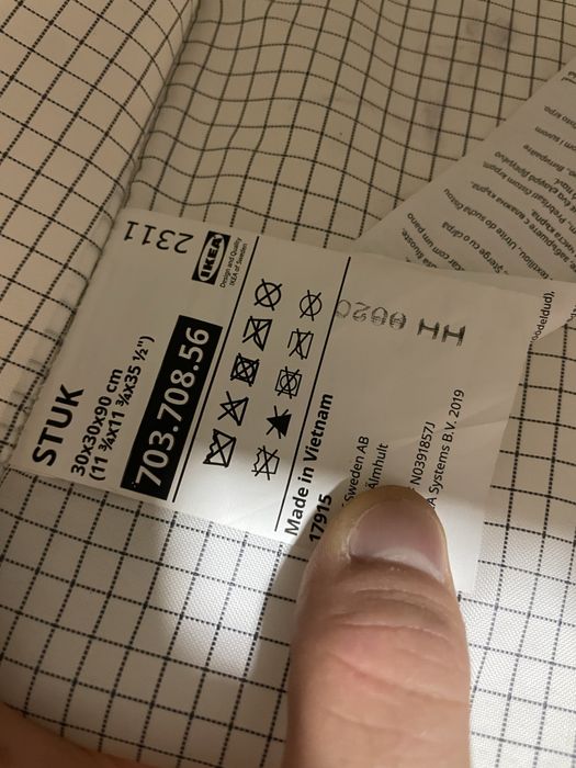 Regaly materialowe ikea skubb i stuk