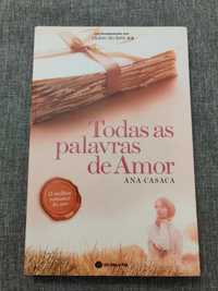 Livro "Todas as Palavras de Amor" Ana Casaca
