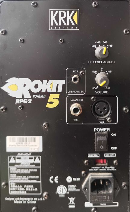 Colunas monitoras KRK Rokit 5