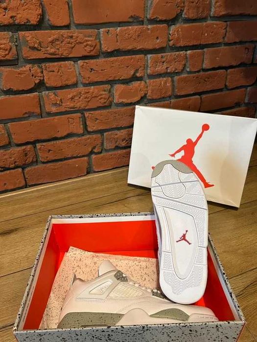 "Buty koszykówki "Nike_Air_Jordan 4_Retro_Oreo_White_Roz.40