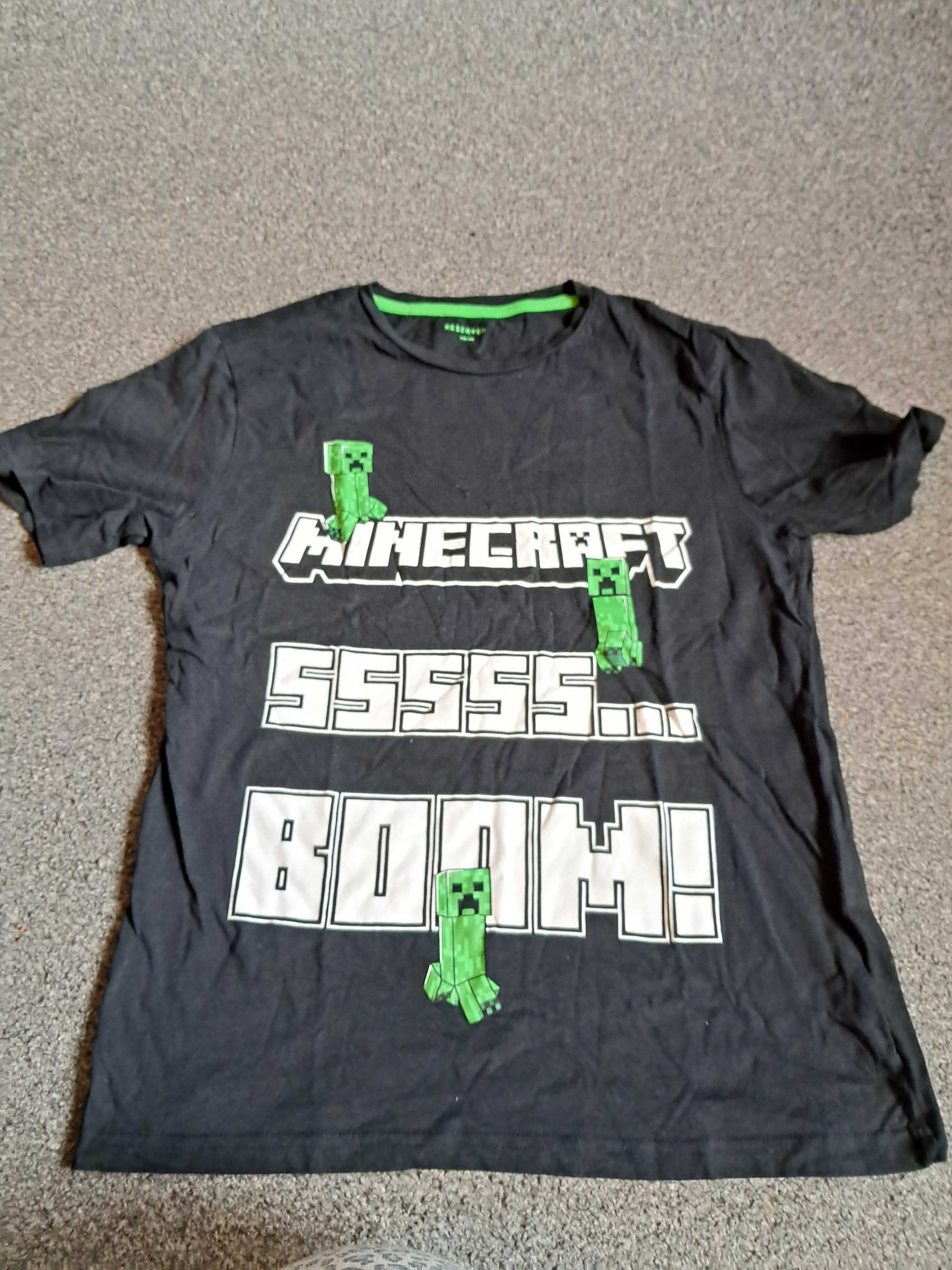 Koszulka chłopięca Tshirt Minecraft Reserved 158 164 Stan bdb. Wybór.