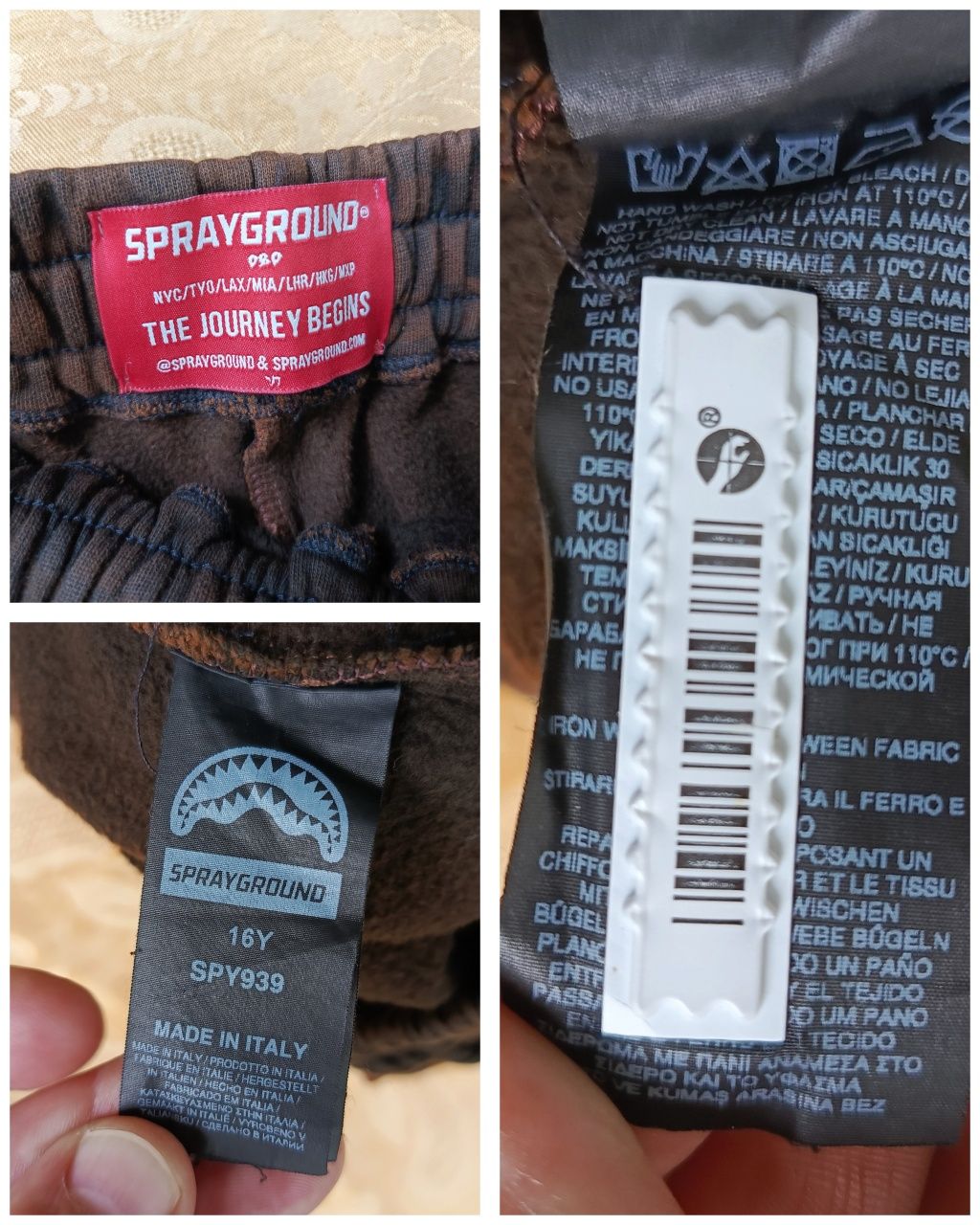 Брендовий Костюм Sprayground (XS)