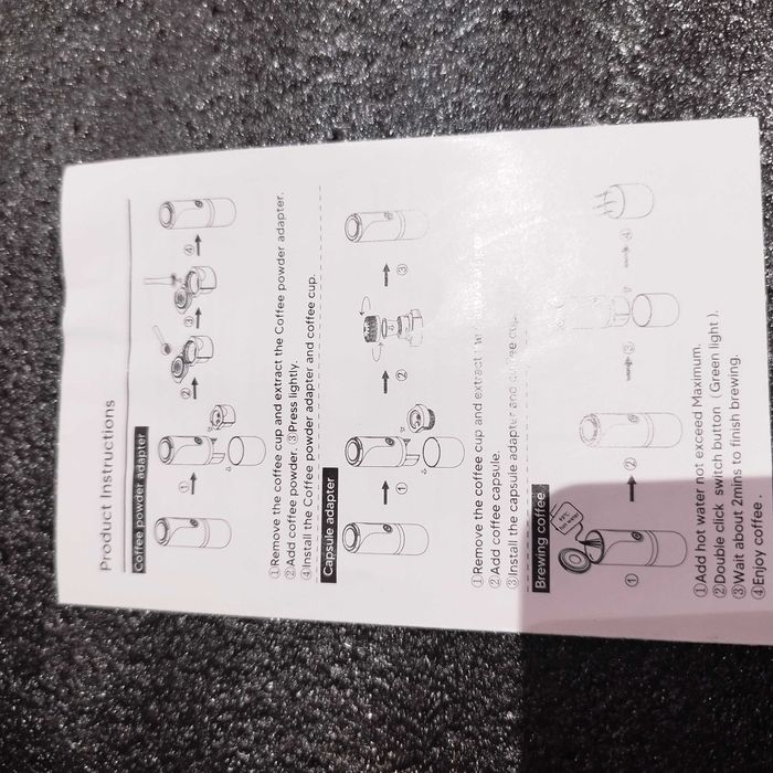 Máquina café portatil/viagem