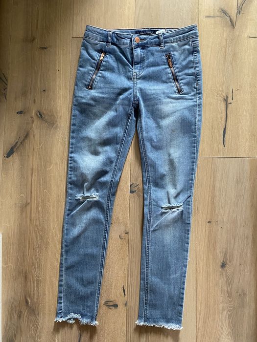 Spodnie jeansowe dziewczęce rozm 158