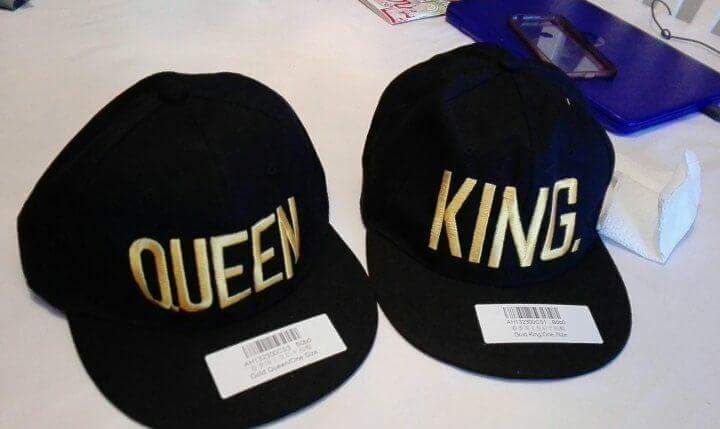 Cap's / chapéu / boné King & Queen