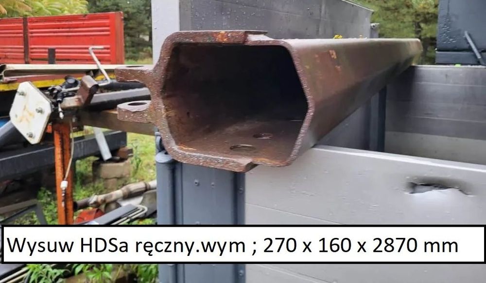 HDS  Przedłuzka wysuw Ramie Kiper Wywrot HDS PALFINGER HIAB IVECO DAILY RENAULT MAN