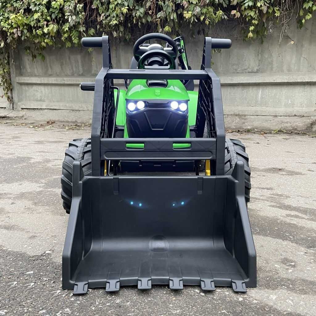 KOPARKA Traktor JOHN DEERE 24V 600W Ciągnik Auto Akumulator RC DZIECI