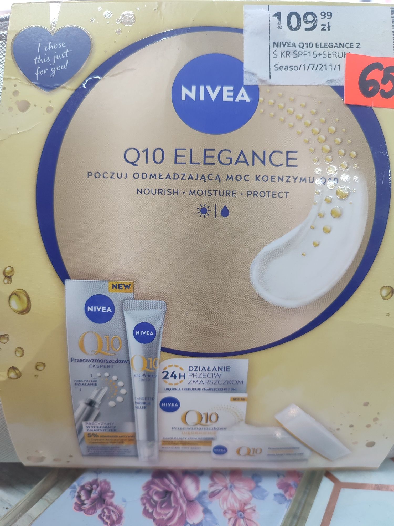 Nive Q10 elegance zestaw kosmetyków w pięknej kosmetyczce super cena!