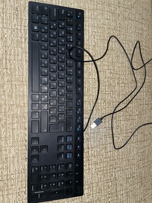Клавіатура Dell KB216t eng-rus, провідна USB