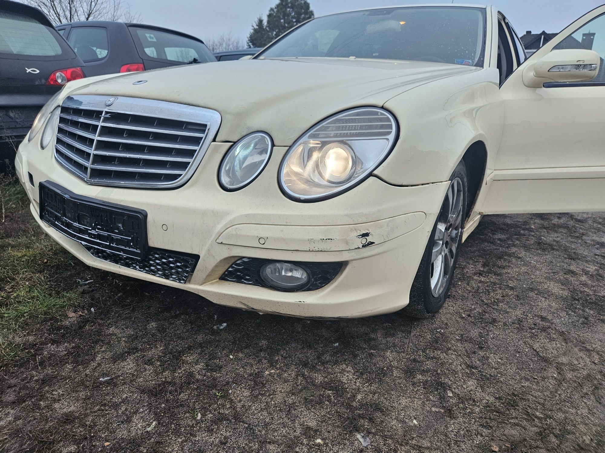 Mercedes w211 lift zderzak maska lampa xenon blotnik drzwi klapa 2.2 d