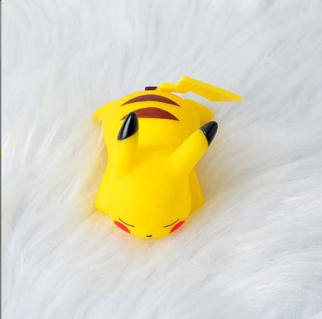 Дитячий нічник покемон Пікачу, жовтий. Іграшка-нічник Пікачу для дітей