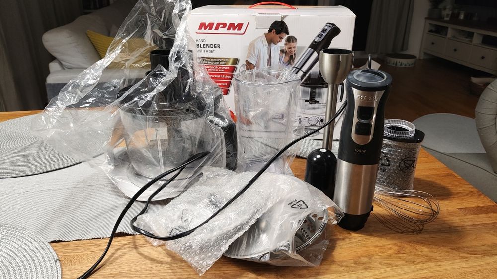 Blender ręczny MPM z malakserem i tarkami