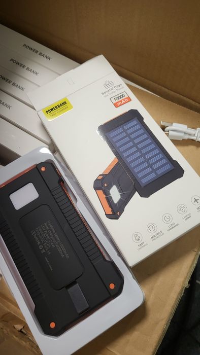 Powerbank Solar 10.000 mah - NOVO