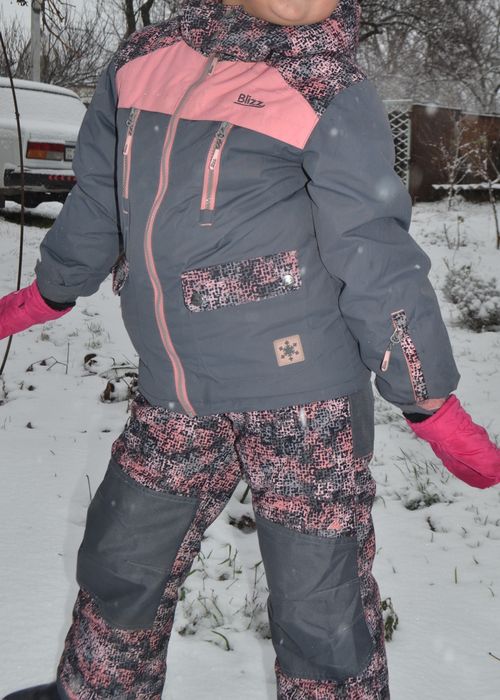 Зимовий комбінезон на дівчинку 122см